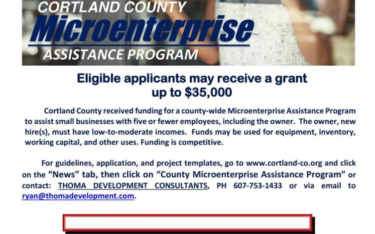 Microenterprise Assistance Program
