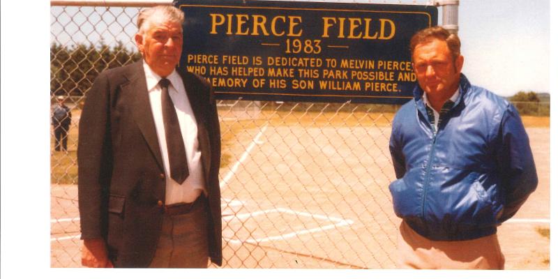 Pierce Field dedication 1983